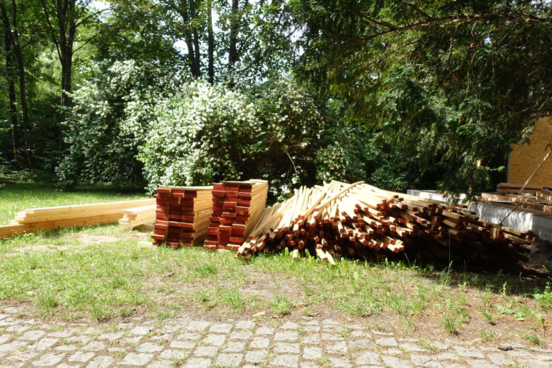 verbautes Holz (Quelle: Jan Rösler Architekten)