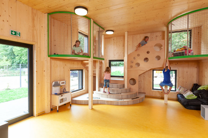 Innenansicht Gruppenraum 2 - U3 Kinder (Quelle: Architekten Bökamp)