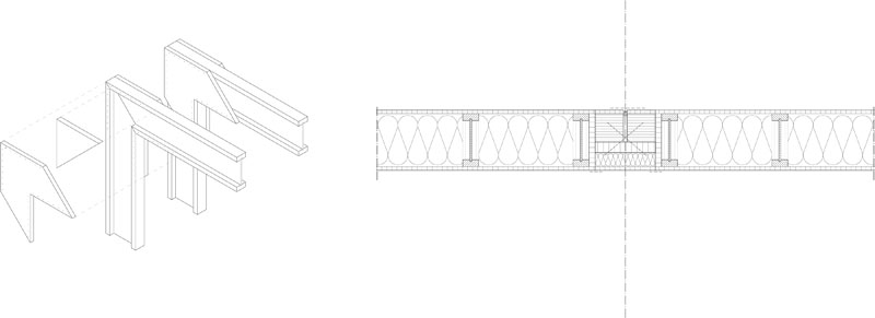 Detail Biegesteife und Modulverbindung (Quelle: Kolb Ripke Architekten)