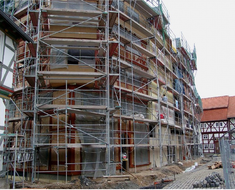 Bauphase Dämmung (Quelle: UdiDÄMMSYSTEME GmbH)